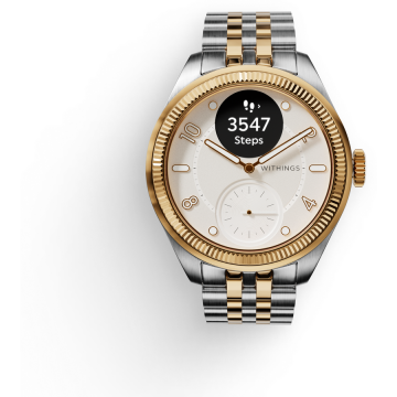 Withings Ceas Withings ScanWatch Nova, Brilliant Edition, 39mm, Auriu