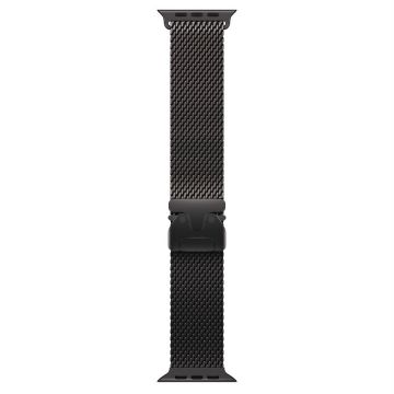 Apple Apple Watch 49mm Loop:  Black Titanium Milanese Loop - Medium