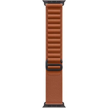 Apple Apple Watch 49mm Loop:  Terra Cotta Alpine Loop - Large - Black Titanium Finish