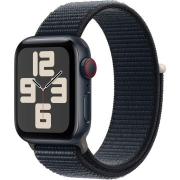 Apple Apple Watch SE 2nd Gen, Cellular, 40mm Midnight Aluminum Case with Midnight Sport Loop