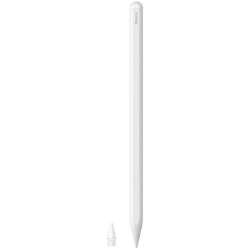 BASEUS Stylus Pencil Baseus Smooth Writing 2, Scriere fluida, respinge palma si suporta inclinarea, Alb