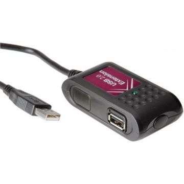 Cablu prelungitor USB 2.0 activ 2 porturi T-M 5m, Value 12.99.1089