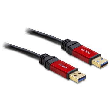 Cablu USB 3.0-A T-T 5m Premium, Delock 82747