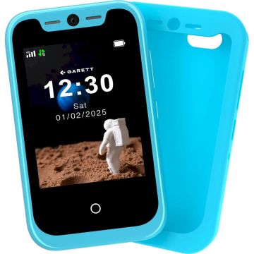 Garett Telefon mobil pentru copii Garett OneKid, Dual SIM, 48 MB RAM, 16 GB, 4 G LTE, Albastru