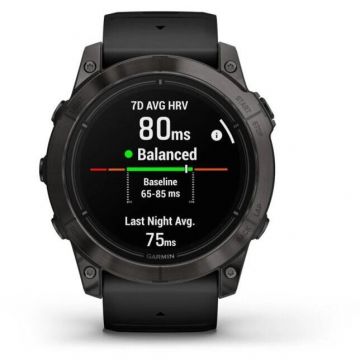 GARMIN Ceas inteligent Garmin Epix PRO G2, 51mm, 1.4 inch, AMOLED, 454 x 454 pixeli, Sapphire Carbon Gray DLC, Titanium Black