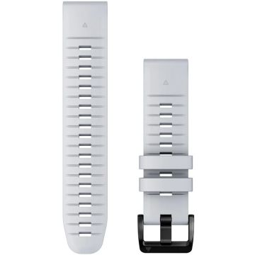 GARMIN Curea ceas smartwatch Garmin, 22mm, QuickFit, Silicon, Whitestone