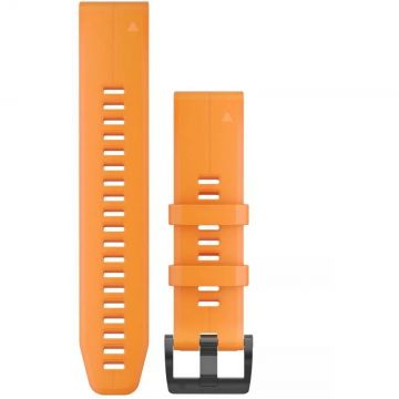 GARMIN Curea din silicon Garmin 010-12863-01, Quickfit, 22mm, Portocaliu