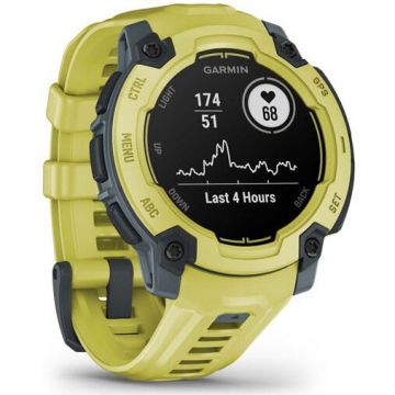 GARMIN Smartwatch Garmin Instinct E, 45 mm, curea Electric Lime, Electric Lime