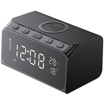 HAVIT Incarcator wireless Havit W3041, 6 IN 1, 1xUSB-A si 1xUSB-C, Negru