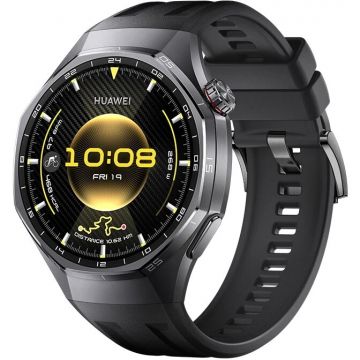 Huawei Smartwatch Huawei Watch GT 6 Pro, 46MM, Black Titanium Alloy Case, Black Fluoroelastomer Strap