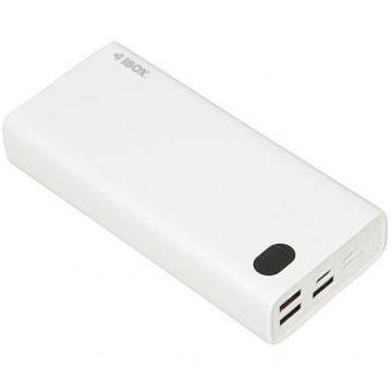 IBOX Baterie externa iBOX PB20 20000 mAh, Alb