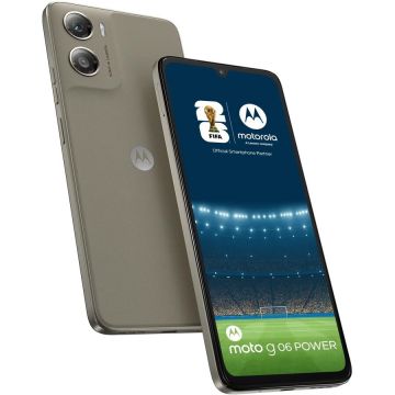 Motorola Telefon mobil Motorola g06 Power, Dual SIM, 256GB, 4GB RAM, (Laurel Oak), Crem