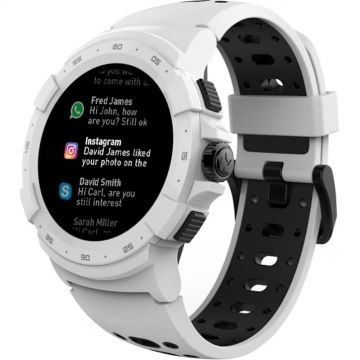 Mykronoz Smartwatch MyKronoz ZeSport 2 GPS, Optica HR, Alb