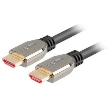 OEM Cablu HDMI v.2.1 8K la 60Hz, 50 cm, Lanberg 42894, suport DSC 1.2, Dinamic HDR, eARC, ALLM, QFT