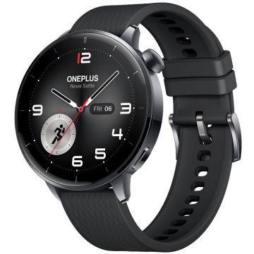 OnePlus Ceas Inteligent OnePlus 3, 43mm, Wifi, Black Steel, Negru