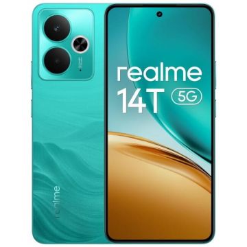 REALME Telefon mobil Realme 14T, 5G, 8GB RAM, 256GB, Dual SIM, Verde Surf