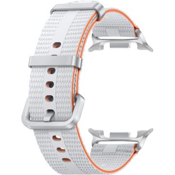 Samsung Curea Smartwatch Samsung Athleisure pentru Galaxy Watch8 / Watch8 Classic (S/M), White