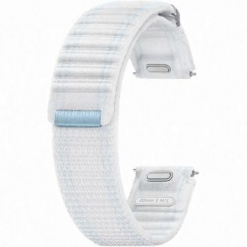 Samsung Curea smartwatch Samsung Fabric Band pentru Galaxy Watch7, (M/L), Blue White