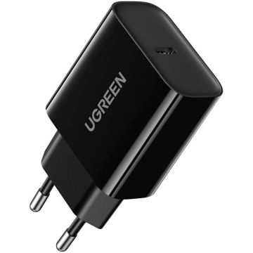 Ugreen Incarcator retea Ugreen 20W USB-C, PD, Negru