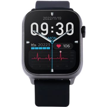 VIVAX SmartWatch Vivax Life FIT3, Bluetooth 5.2, Rezistenta la apa IP68, Procesor Realtek RTL8763EW / 2 nuclee, 128 GB, Negru