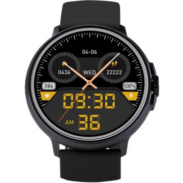 VIVAX SmartWatch Vivax Life PRO2, Bluetooth 5.2, Rezistenta la apa IP68, Procesor Realtek RTL8763EW / 2 nuclee, 128 GB, Negru