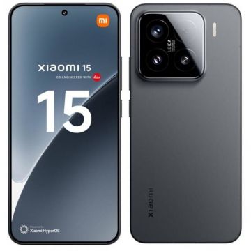 Xiaomi Telefon mobil Xiaomi 15, 12GB RAM, 256GB, 5G, Dual SIM, Negru