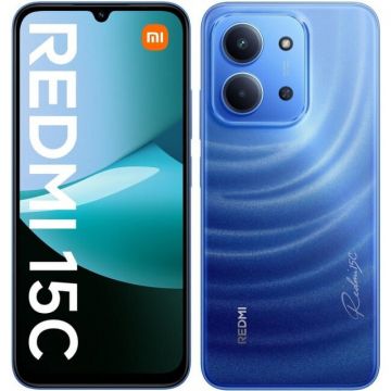 Xiaomi Telefon mobil Xiaomi Redmi 15C, 4GB RAM, 128GB, Dual SIM, 4G LTE, Albastru