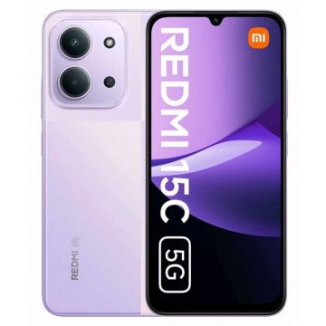 Xiaomi Telefon mobil Xiaomi Redmi 15C, 5G, 4GB RAM, 256GB, Dual SIM, Violet