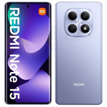 Xiaomi Telefon mobil Xiaomi Redmi Note 15, Dual SIM, 8 GB RAM, 256GB, 5G, Violet