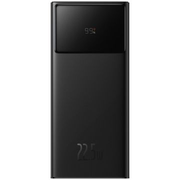 Acumulator extern EnerFill FP41, 22.5W, 2 x USB-A / USB-C, Display LED, Negru