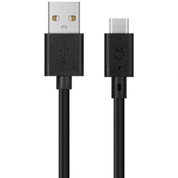 Cablu de date Charge & Sync, USB-A la USB-C, 3m, Negru