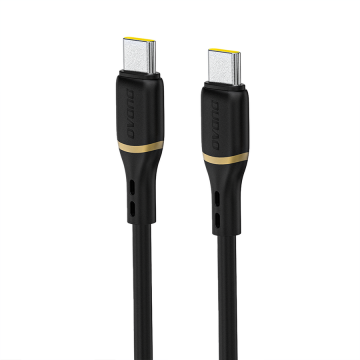 Cablu de date L25C, 2x USB-C, PD 60W, 3A, 480Mbps, 1m, Negru