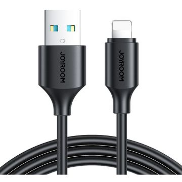 Cablu de date S-A9 , USB-A la Lightning, 2.4A, 1m, Negru