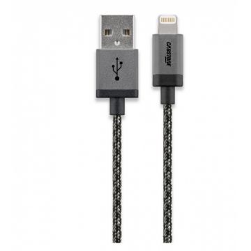 Cablu de date si incarcare USB-A la iPhone Lightning MFI 3m, Cabstone kipod45