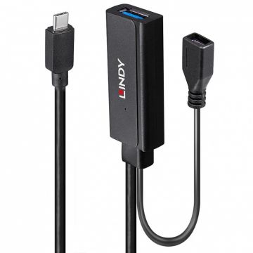 Cablu prelungitor activ USB 3.2 Gen1-C la USB-A T-M 3m, Lindy L43352*