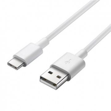 Cablu USB 2.0 de date + incarcare la USB-C 3A T-T 0.5m Alb, KU31CF05W