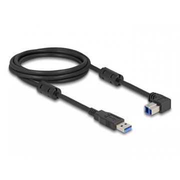 Cablu USB 3.0-A la USB-B drept/unghi jos 2m, Delock 81113