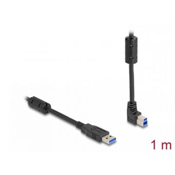 Cablu USB 3.0-A la USB-B drept/unghi sus 1m, Delock 81104