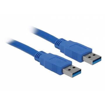 Cablu USB 3.0-A T-T 5m, Delock 82537