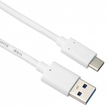 Cablu USB 3.2 Gen 2-C la USB-A 3A T-T 2m Alb, ku31ck2w