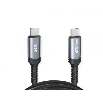 Cablu USB4 Gen3x2 240W T-T 0.5m, Value 11.99.9088