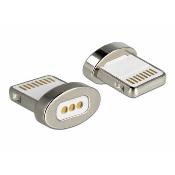 Conector magnetic pentru incarcare iPhone Lightning pentru 85705/85725, Delock 65928
