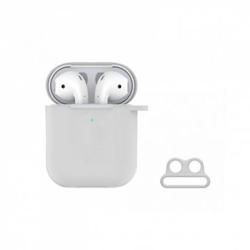 Husa Silicon AirPods Alb, Devia*