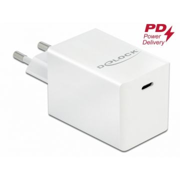 Incarcator priza 1 x USB-C PD 3.0 compact 60W, Delock 41447