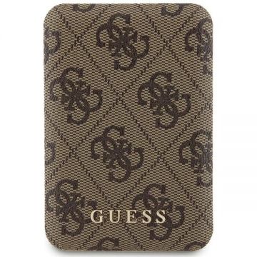 Acumulator extern 4G Metal Logo, 5000mAh, 15W, USB, USB-C, MagSafe, Maro