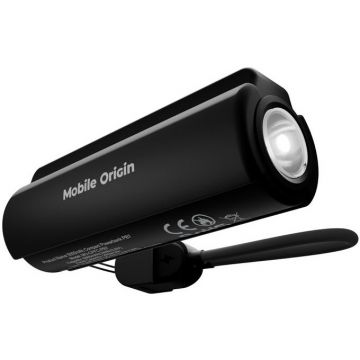 Acumulator extern PB7, 12W, 2.4A, USB-C, Lanterna LED incorporata, Negru