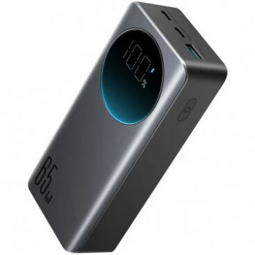 Baterie Externa JR-PBF05 30000mAh 65W QC + PD 1 x USB-A - 2 x USB-C Negru