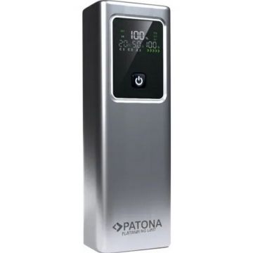 Baterie Externa Platinum Luxury One PD100 20000mAh PD 100W USB-C + USB-A Gri