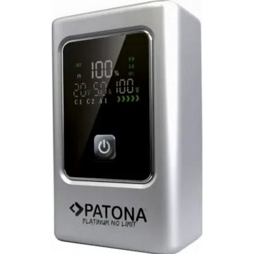 Baterie Externa Platinum Luxury One PD35 10000mAh PD 35W USB-C + USB-A Gri