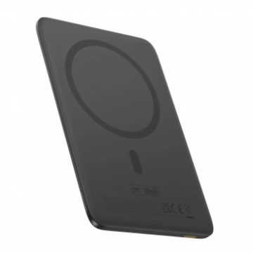 Baterie Externa Wireless PicoGo AM41 5000mAh 20W PD + FQI 1 x QI - 1 x USB-C Negru